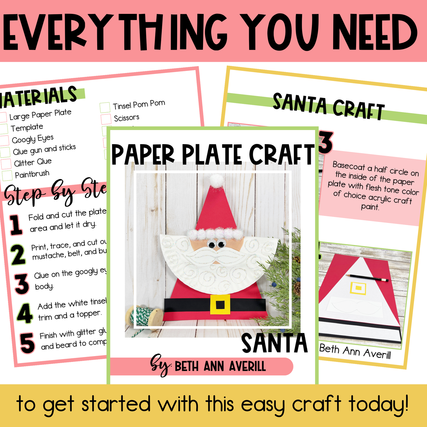 Christmas Paper Plate Craft Mega Bundle