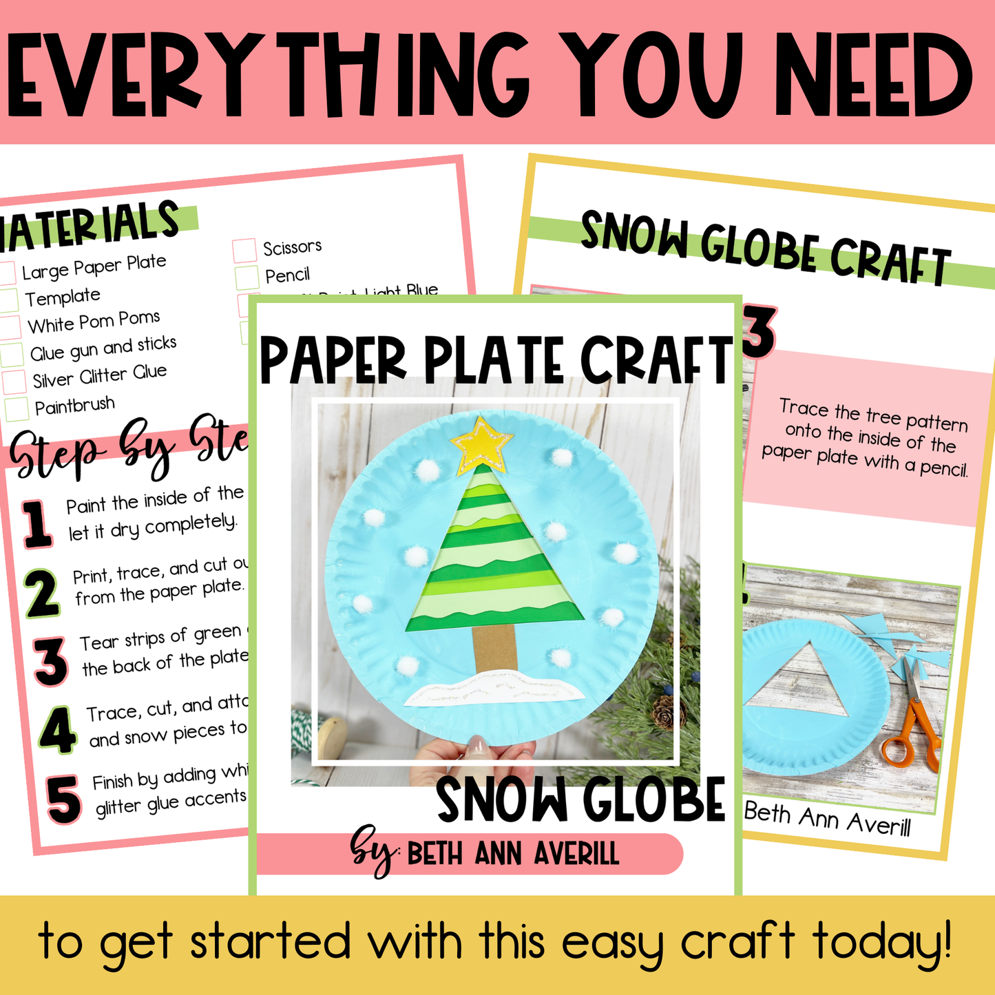Christmas Paper Plate Craft Mega Bundle